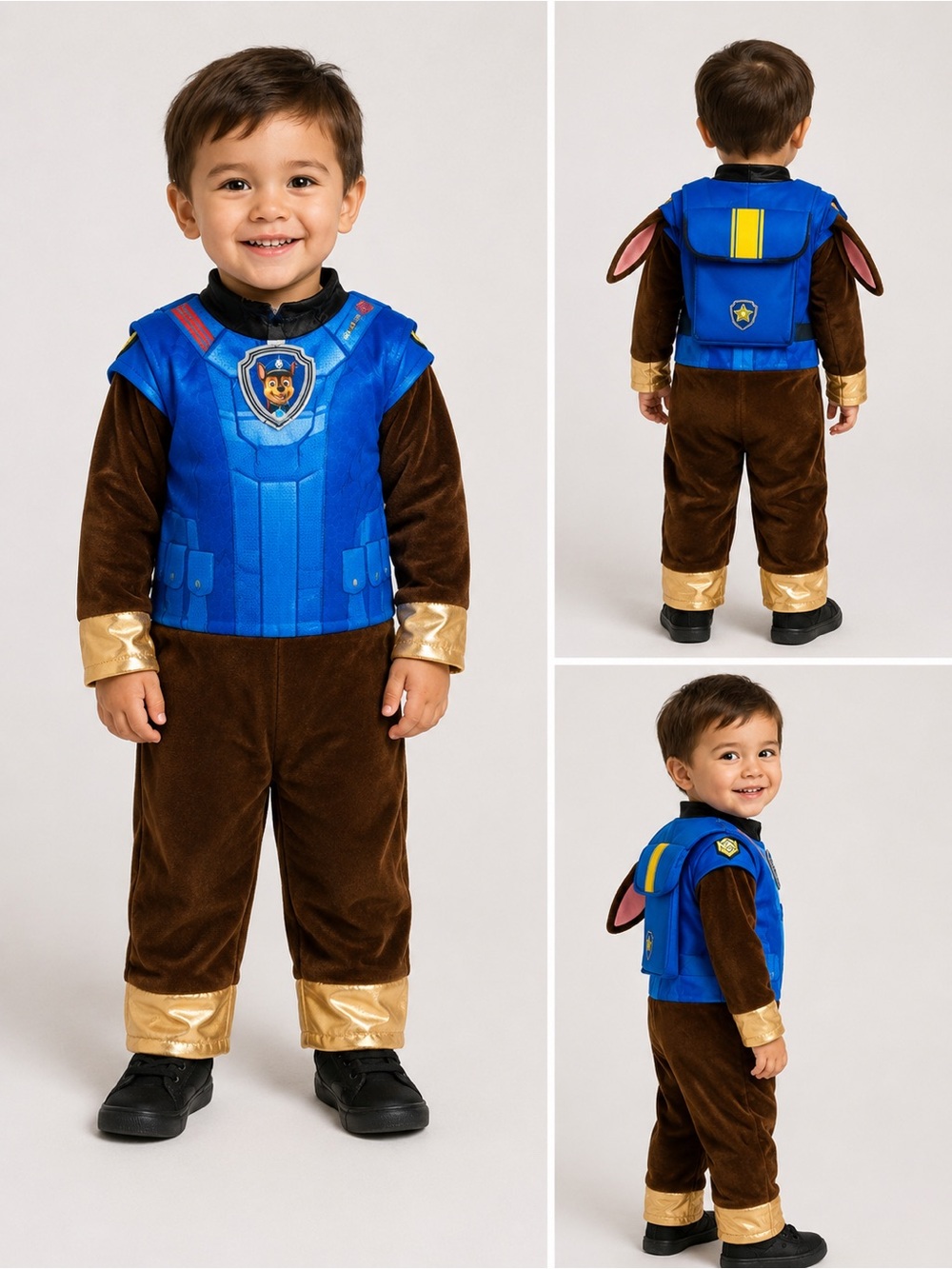 Disguise Blue & Brown Chase Pup Superhero Costume